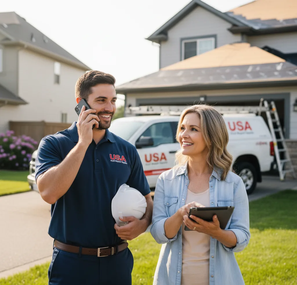 USA Roof Repair Experts customer support in Richmond